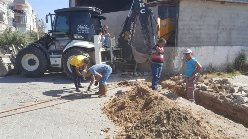 İncekum ve Payallar Futbol Sahalarındaki Su Problemi Çözüldü