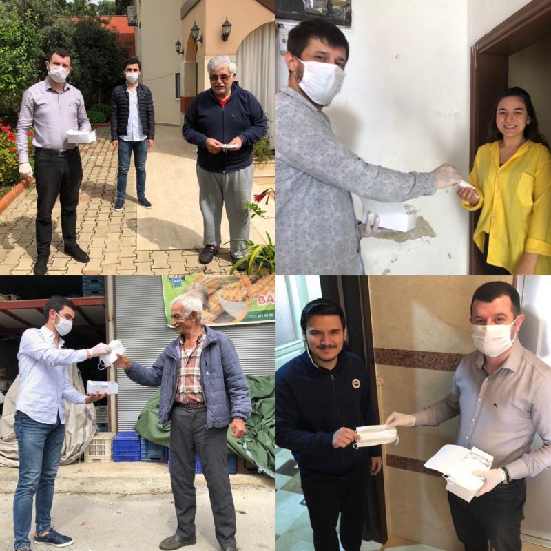 Ak Gençlik Maske Dağıttı